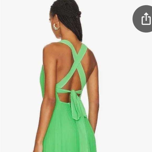 Milly Kelly Green maxi dress - Picture 6 of 7
